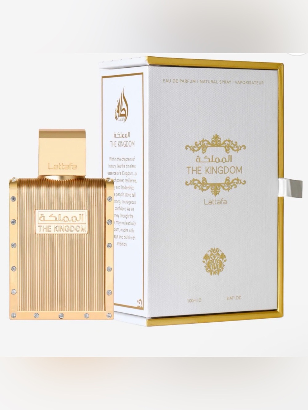 Lattafa The Kingdom Eau de Parfum 3.4fl oz. Eau de Parfum